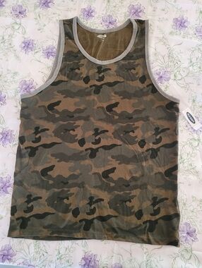 New Old Navy Mens Army Fatigue Tank